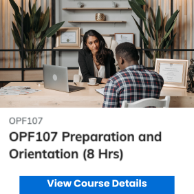 OPF107 Preparation Oregon Facilitator Training Program AAA Learning Institute