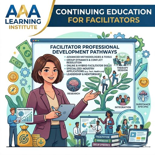 facilitator participating in continuing education training workshop