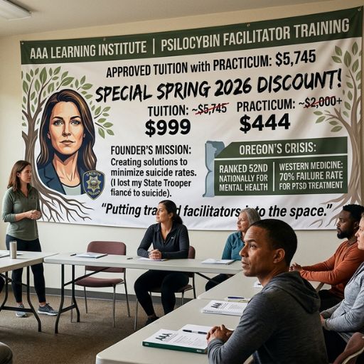 Cost of psilocybin facilitator training including tuition and practicum fees