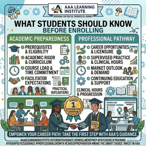 Prospective facilitator training student reviewing enrollment information